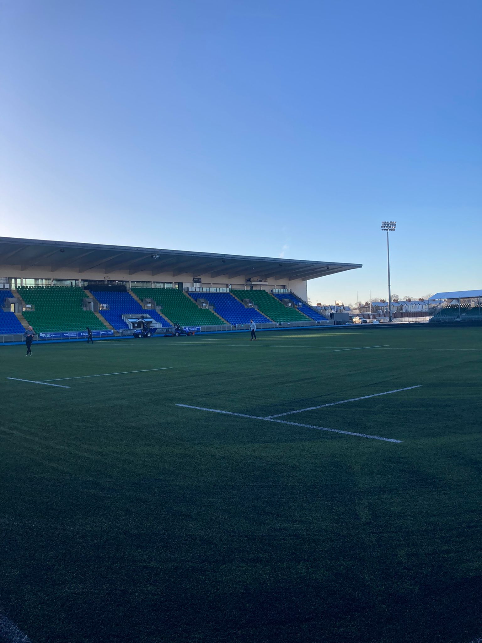 cy turf maintenance at glasgow warriors stadium