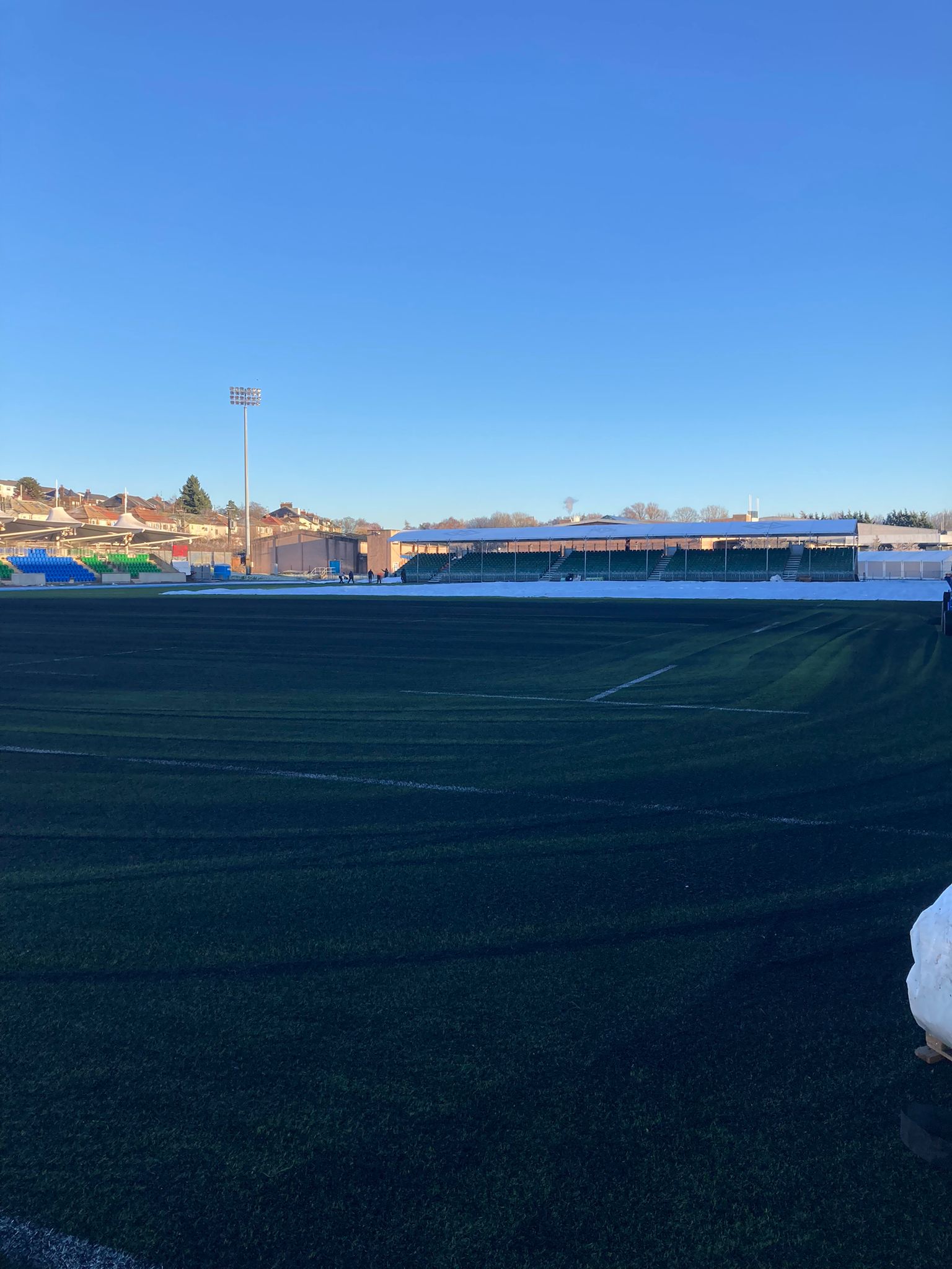 cy turf maintenance at glasgow warriors stadium