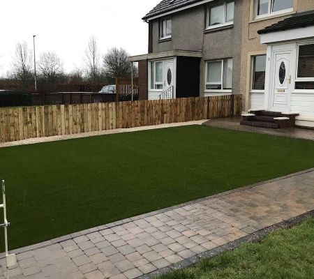 CY TURF GLASGOW - Bute lawn installed in Glasgow
