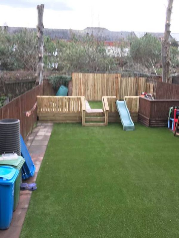 CY TURF GLASGOW - Cumbrae lawn installed in Govan