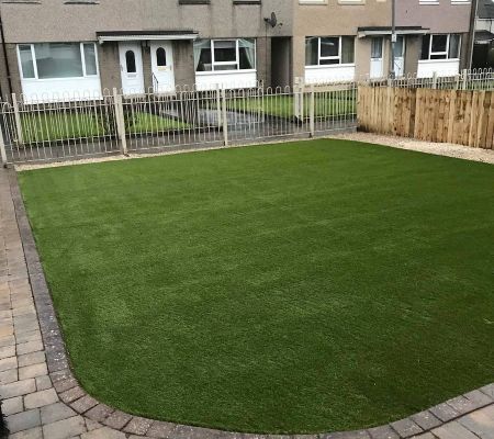 CY TURF GLASGOW - Bute lawn installed in Glasgow